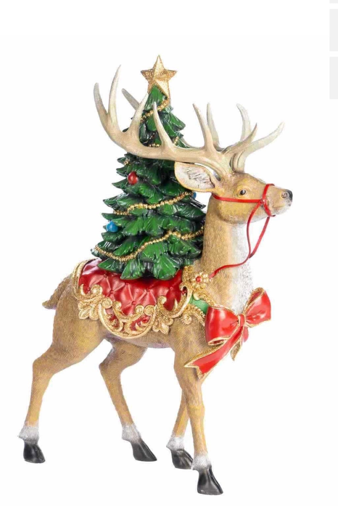 Goodwill Hert met kerstboom 44 cm