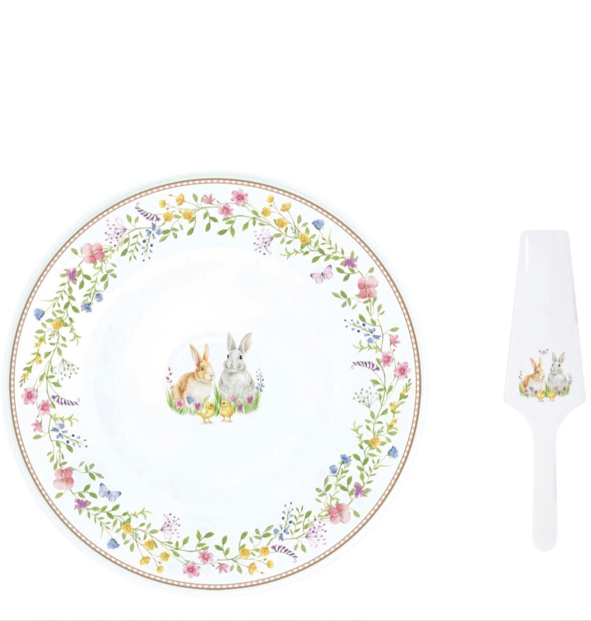 Paas collectie happy easter taart schaal 32x32 cm