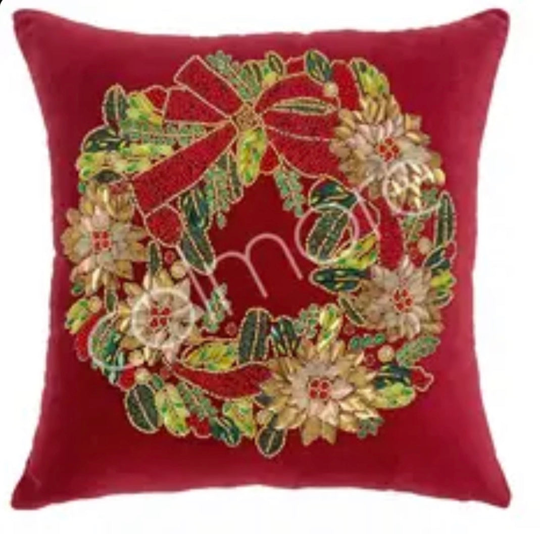 Kerstkussen Josie Rood 45 x 45 cm