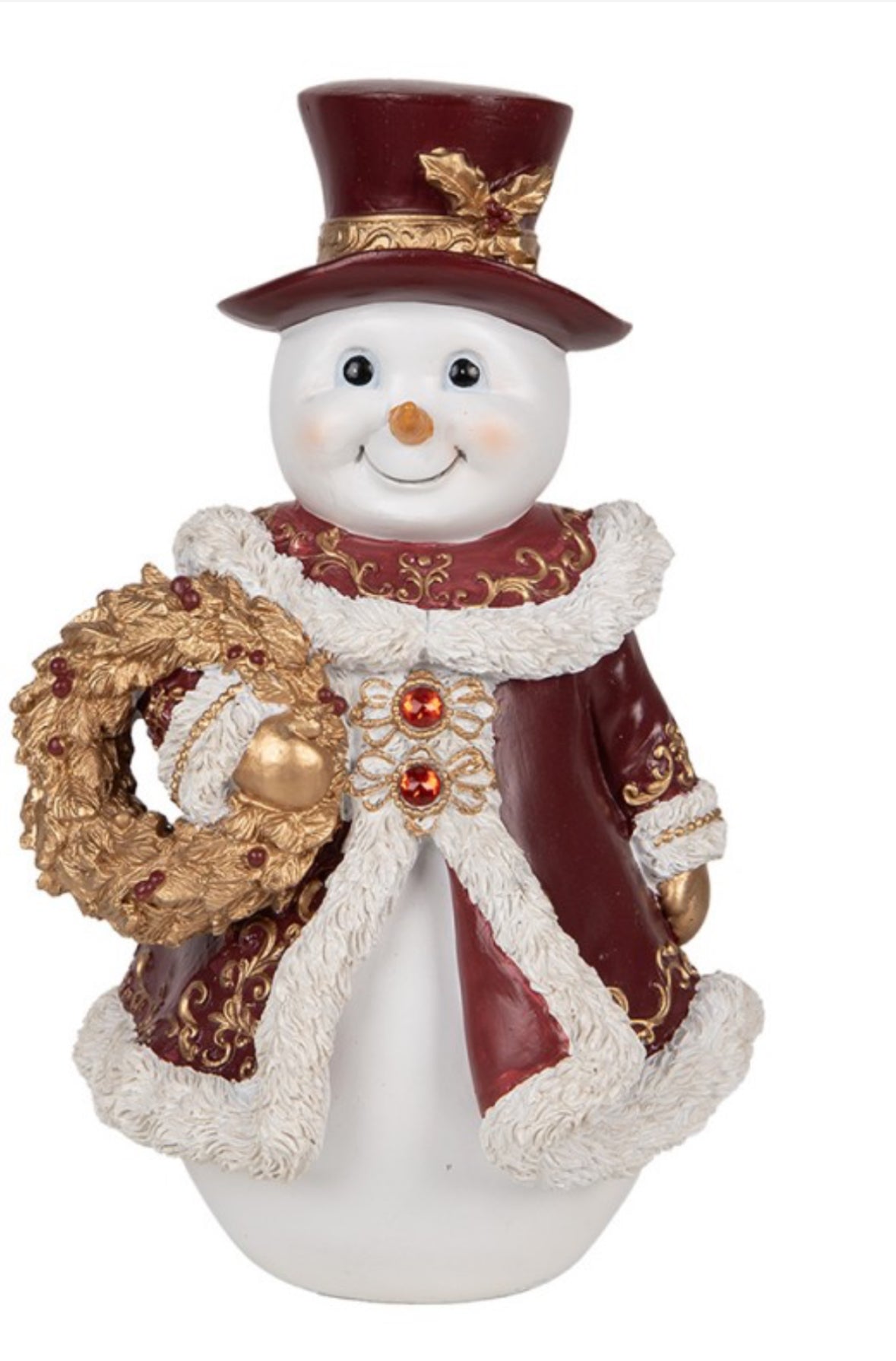 Kerst collectie SNEEUWPOP 15X14X24 CM