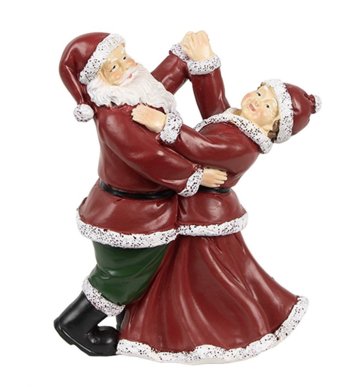 Kerst collectie dansend stel 12X8X15 CM