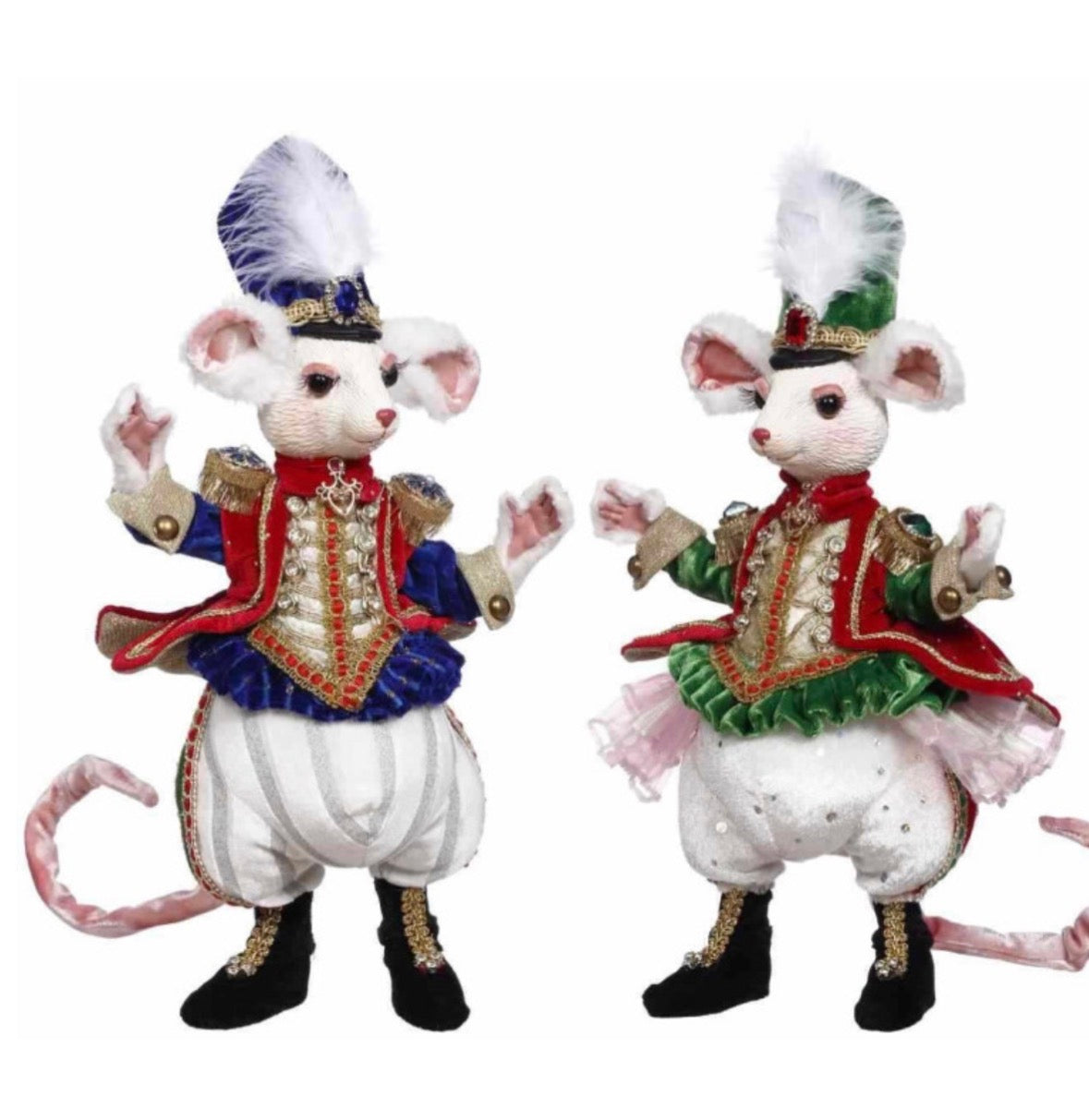 Mark Roberts NUTCRACKER MOUSE DOLL 31 CM – SET/2