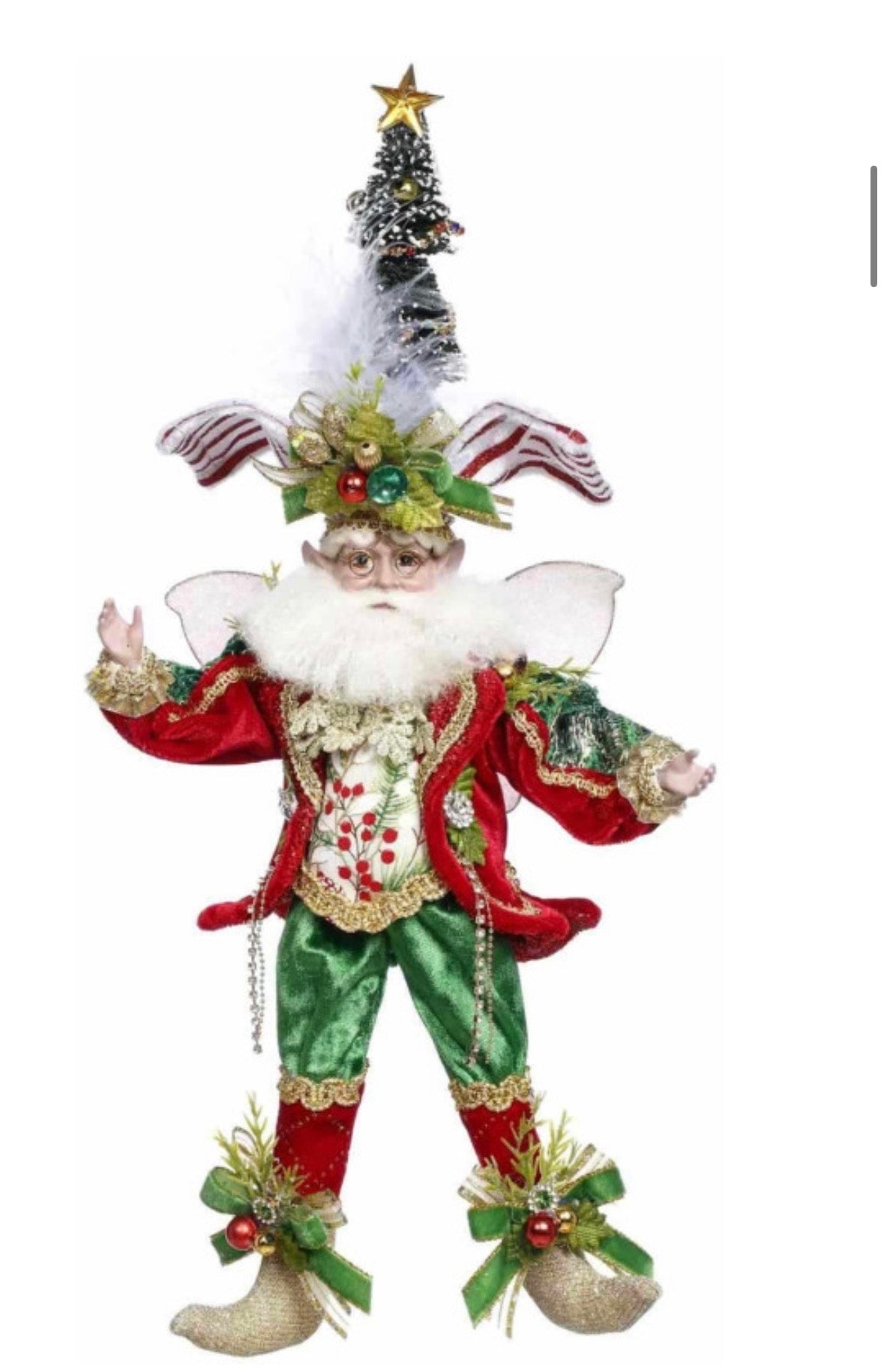 Mark Roberts SMALL CHRISTMAS PARTY FAIRY DOLL 37 CM