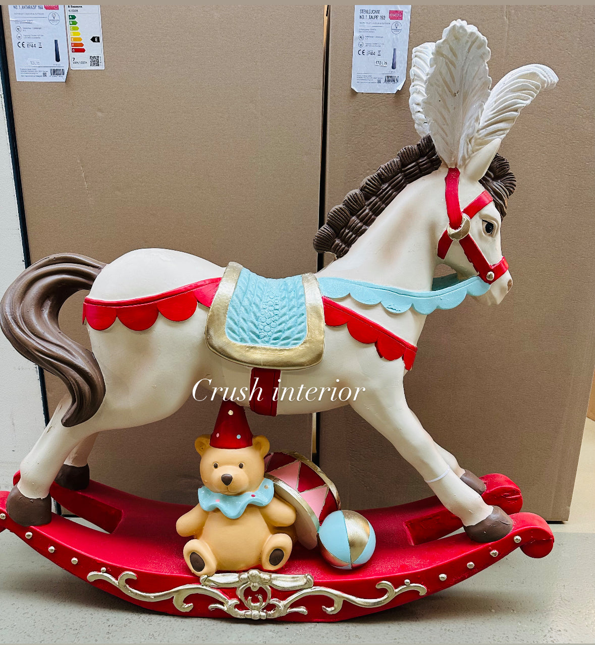 Kerst collectie hobbelpaard 135x100 cm