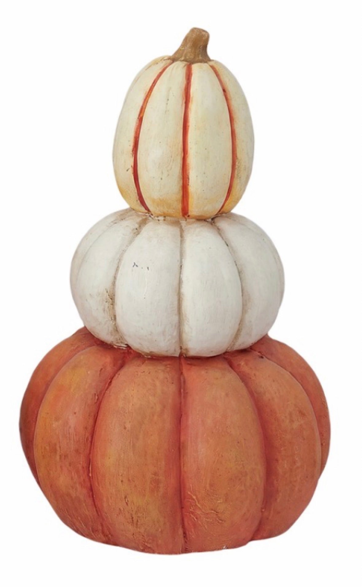 Clayre & Eef Decoratie Pompoenen Stapel – 50 cm