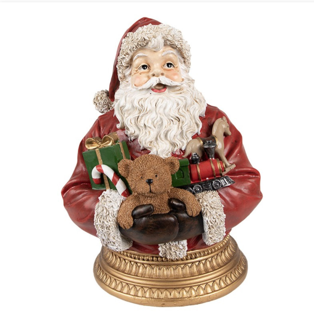 Kerst collectie beeld kerstman 29 cm