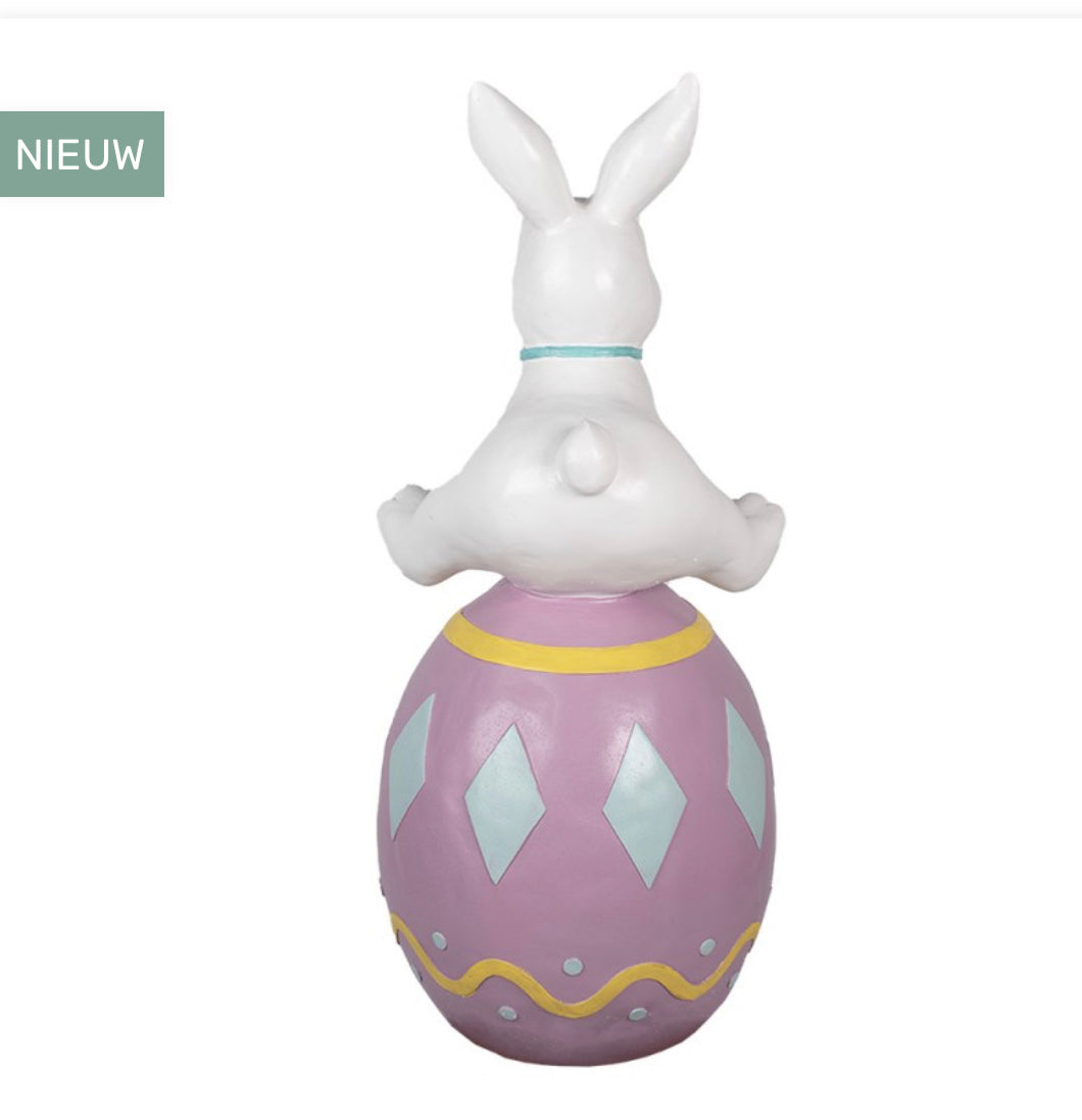 Clayre en Eef Paas collectie KONIJN 91 CM WIT PAARS