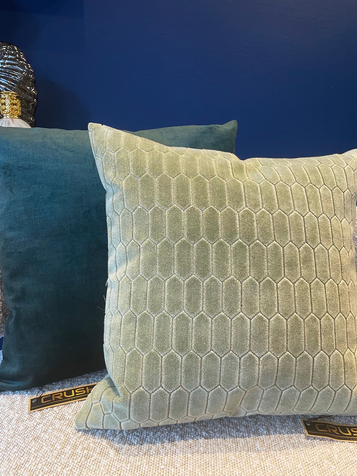 Sierkussen Olijf groen