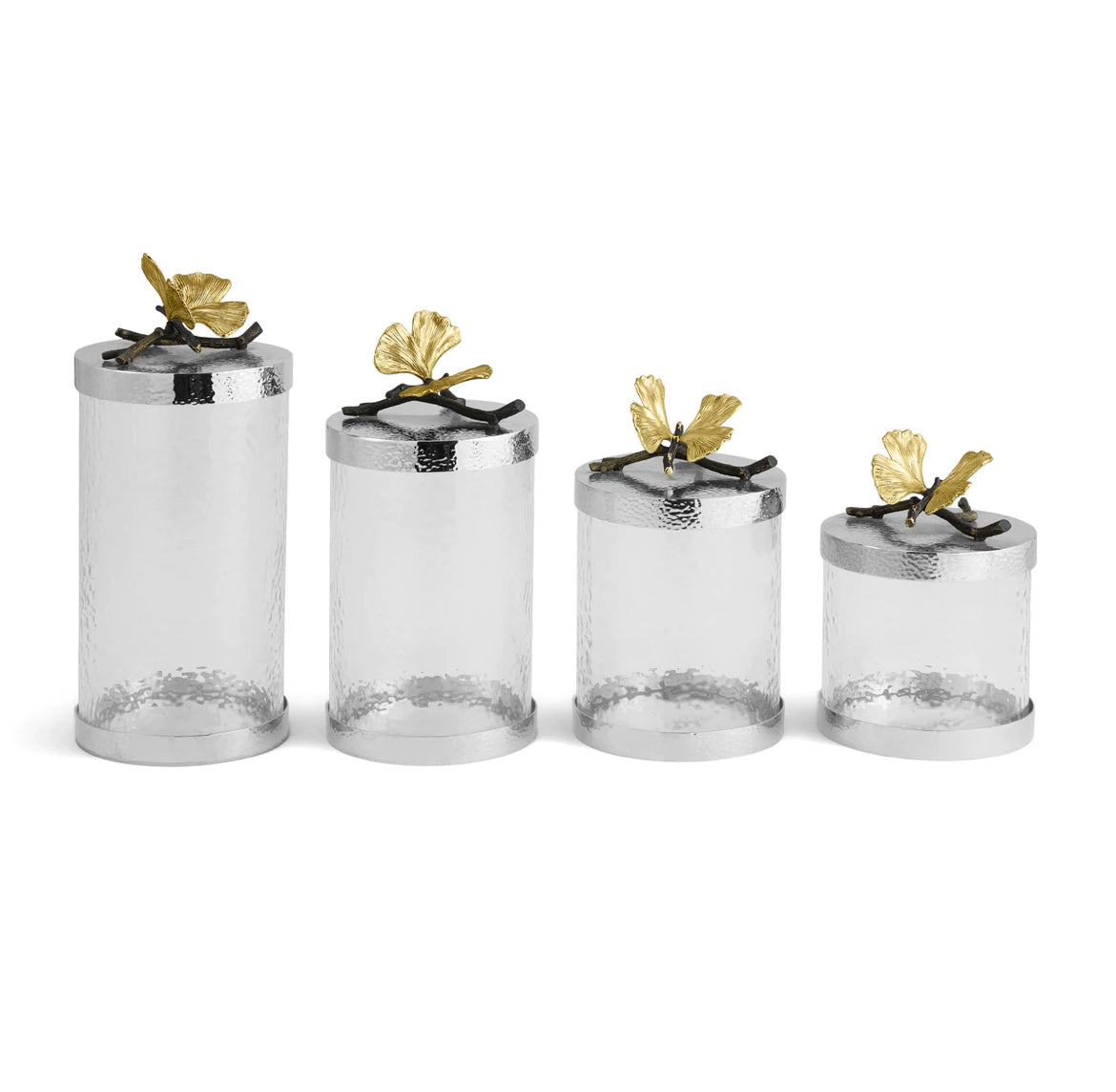 Michael Aram Butterfly Ginkgo Canisters - SM