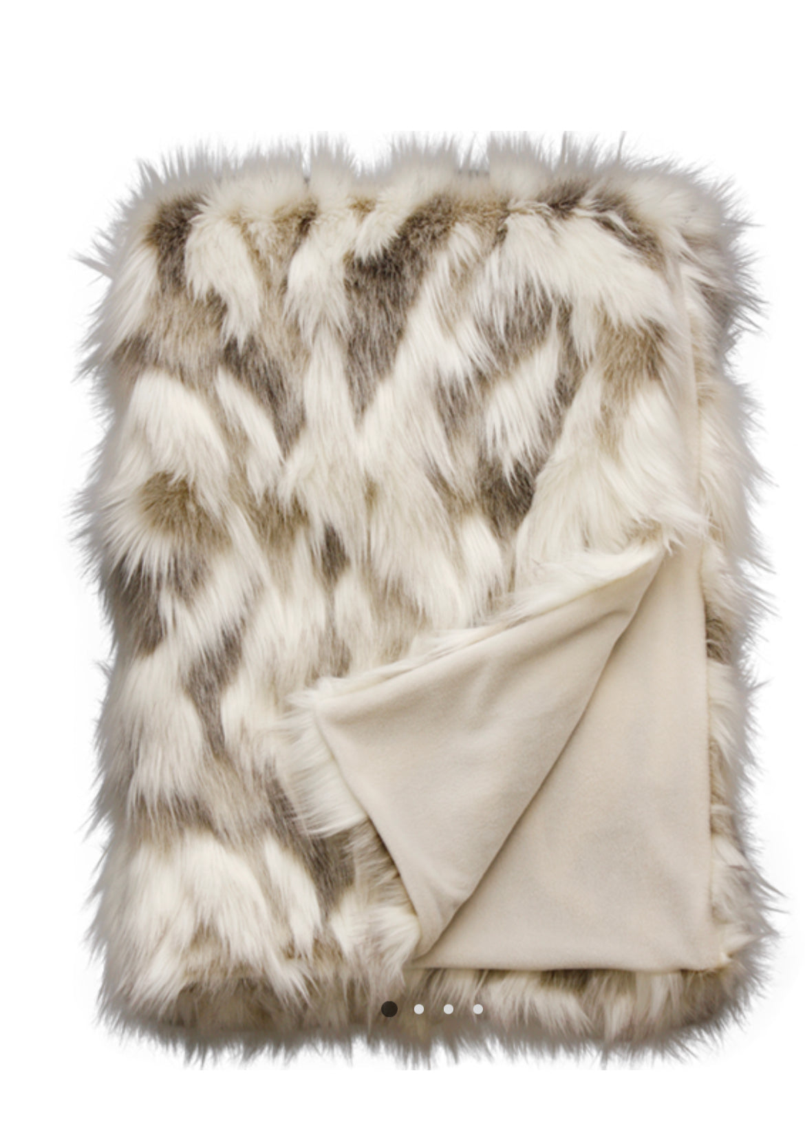 Heirloom Bontplaid 'Snowshoe Hare' 150x180cm of 150x220cm