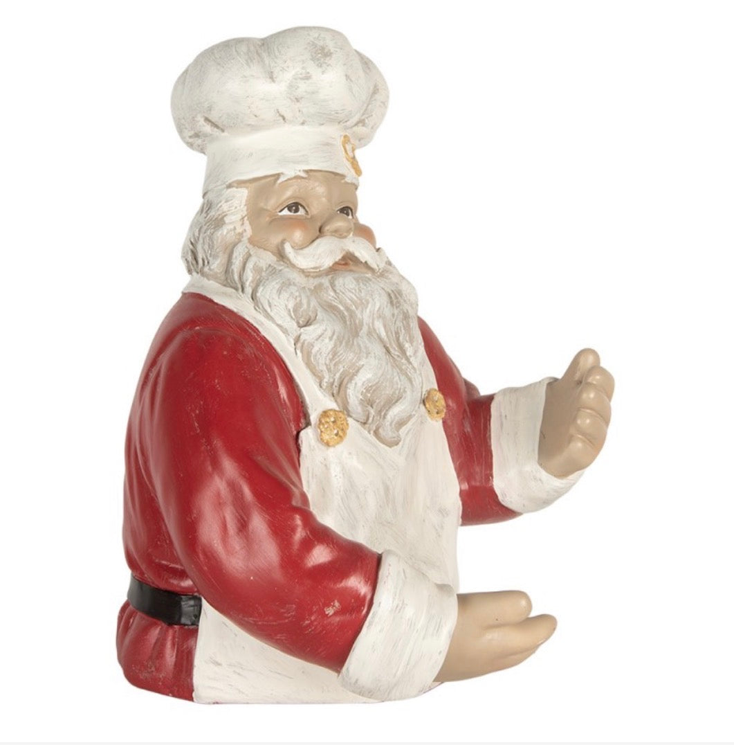 Wijnfleshouder Kerstman Rood – 25 × 25 × 35 cm