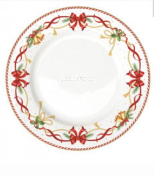 Kerst servies CHRISTMAS TALE Dinnerborden/soepborden