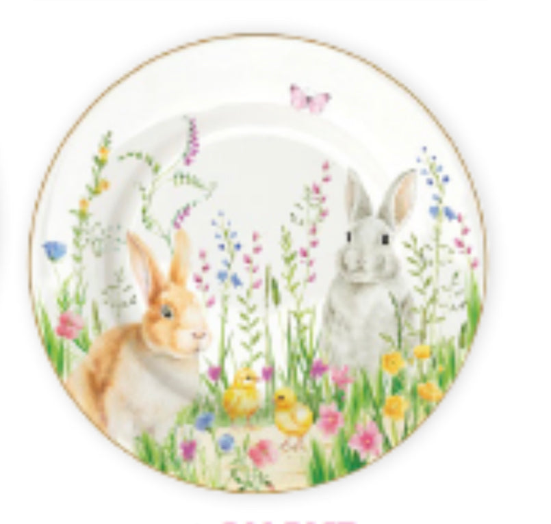 Paas collectie happy easter dinner, soep & ontbijt bord