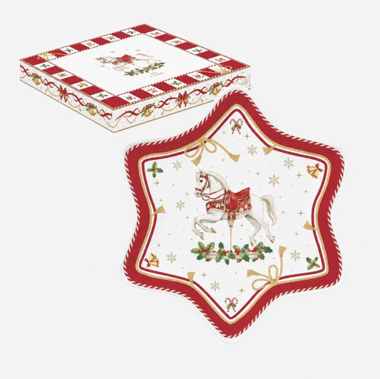 Kerstbord Ster Christmas Tale – Ø 22,5 cm