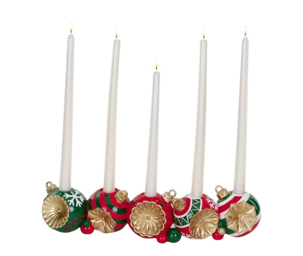 Goodwill CHRISTMAS REFLECTOR BALLS CANDLE HOLDER TABLETOP 41 CM