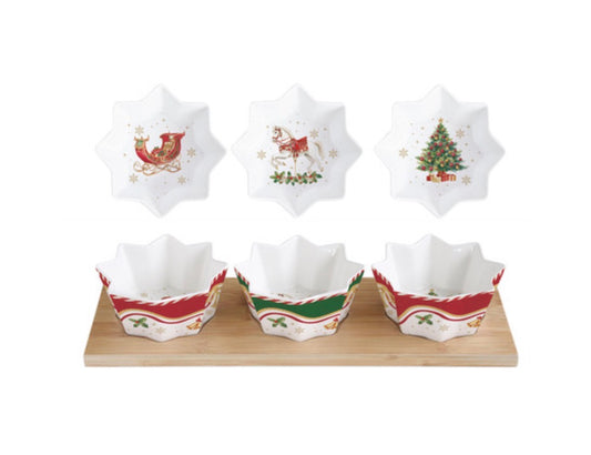 Aperitiefset Christmas Tale – 7-delig – 34 × 12 cm