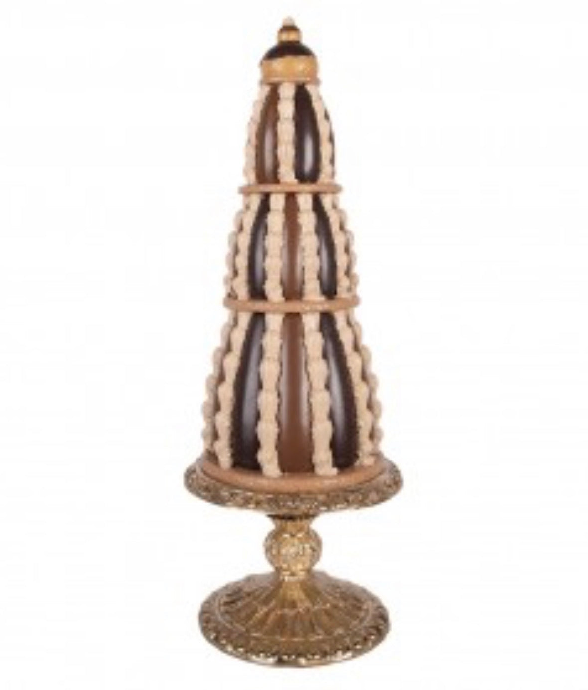 Decoratietaart Bruin & Goud – Diverse Modellen | Clayre & Eef