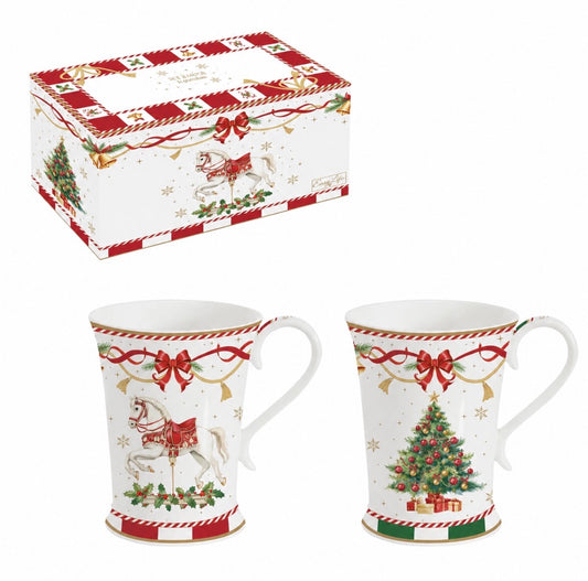 Set van 2 Kerstmokken Christmas Tale – 300 ml