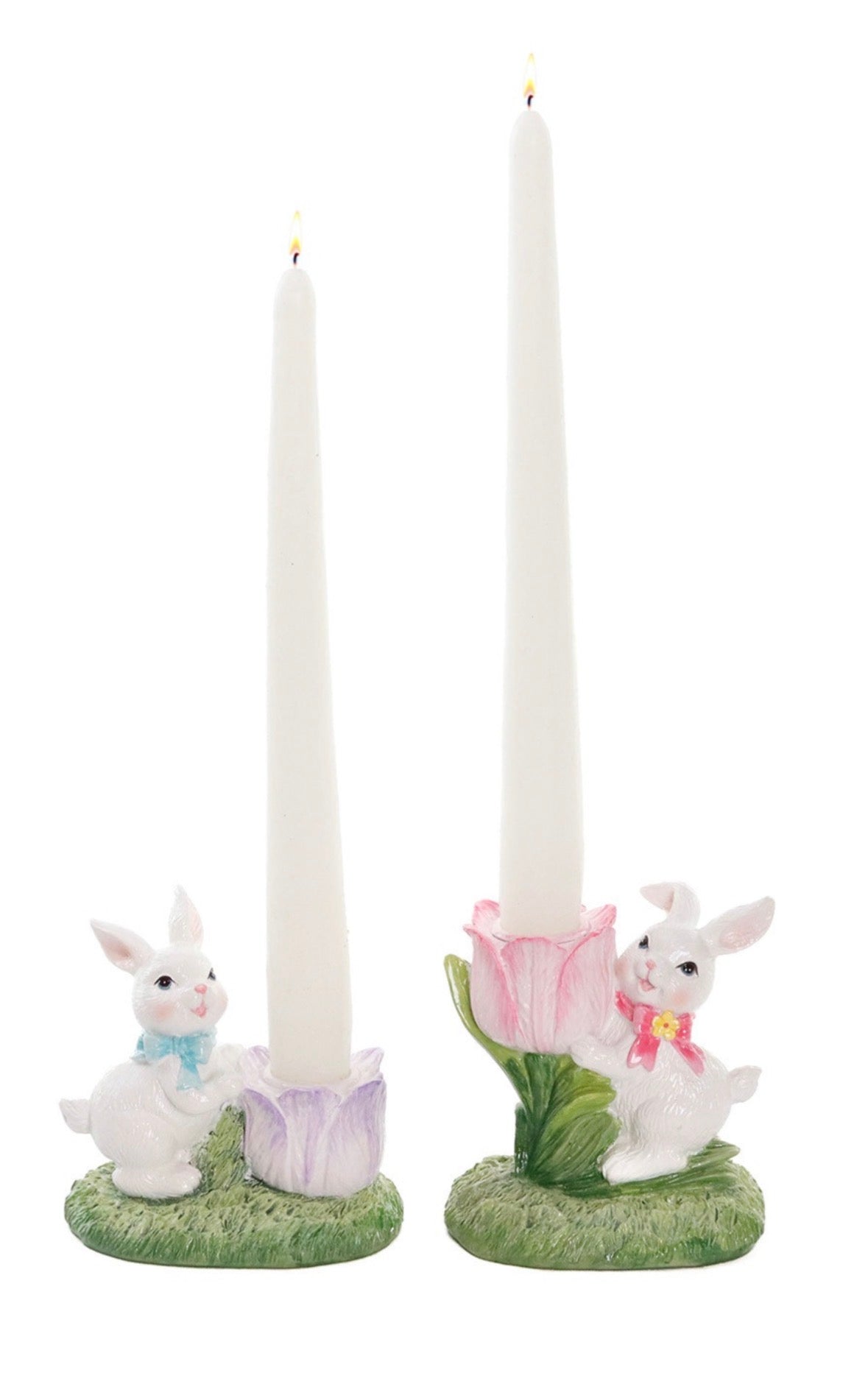 Pasen tulp kandelaar set van 2
