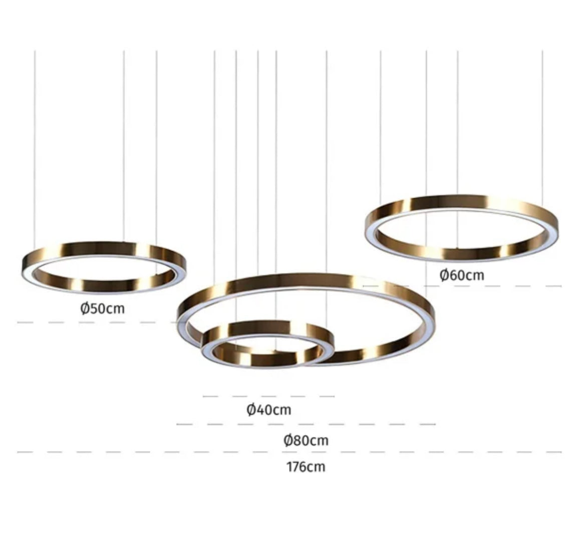 Richmond Hanglamp Lilou Brass