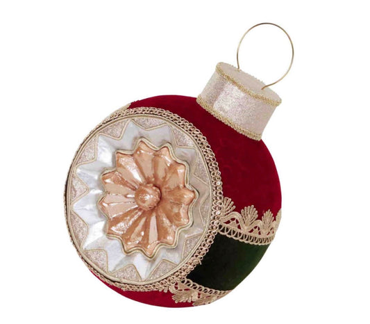 Goodwill M&G Luxe Fluwelen Kerstbal Ornament in twee maten