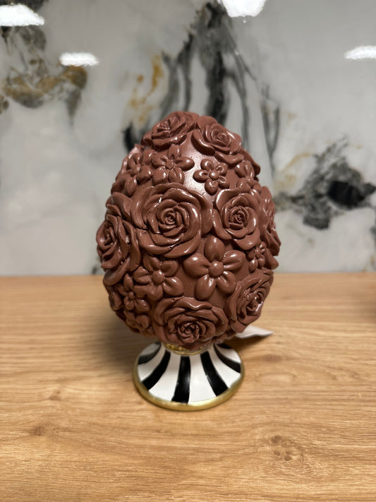 Paas collectie Clayre & Eef chocolade ei op voet