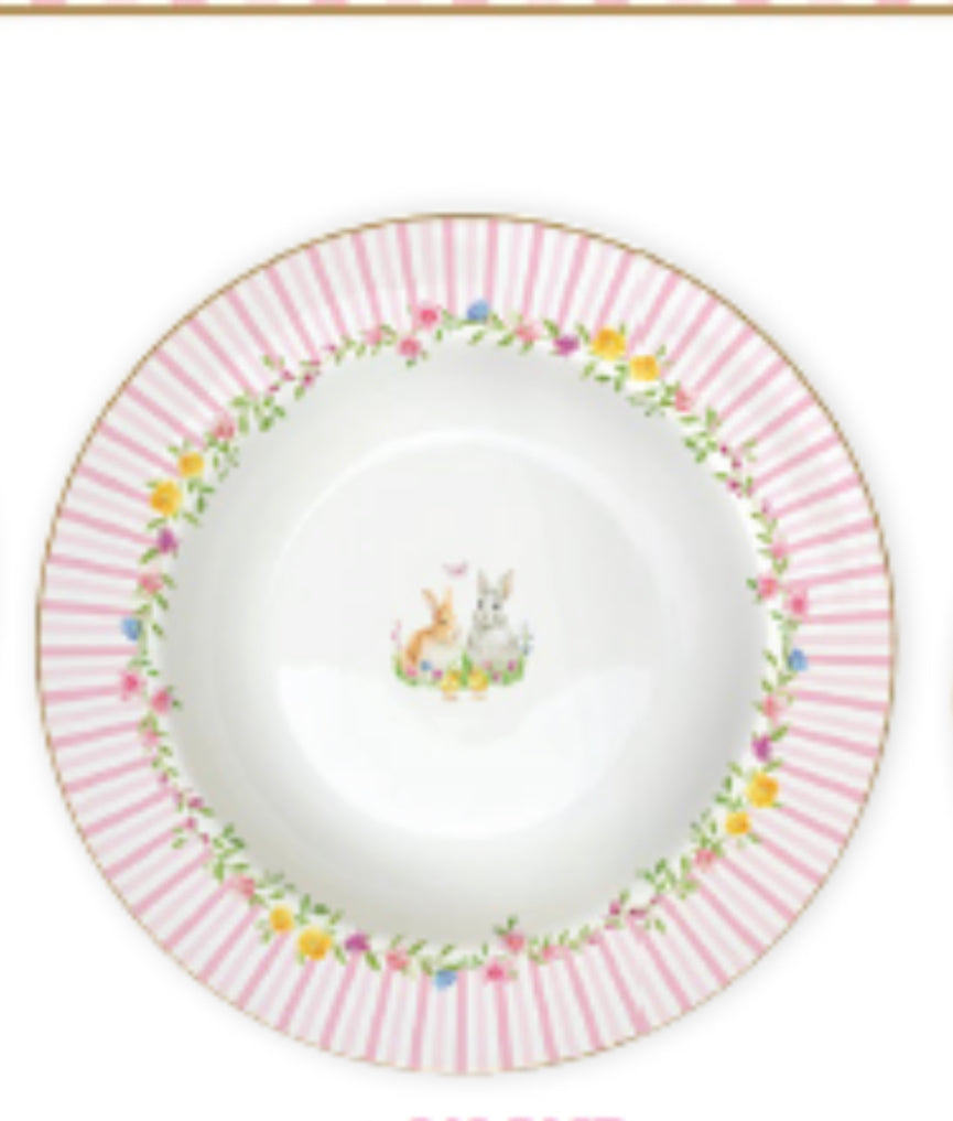 Paas collectie happy easter dinner, soep & ontbijt bord