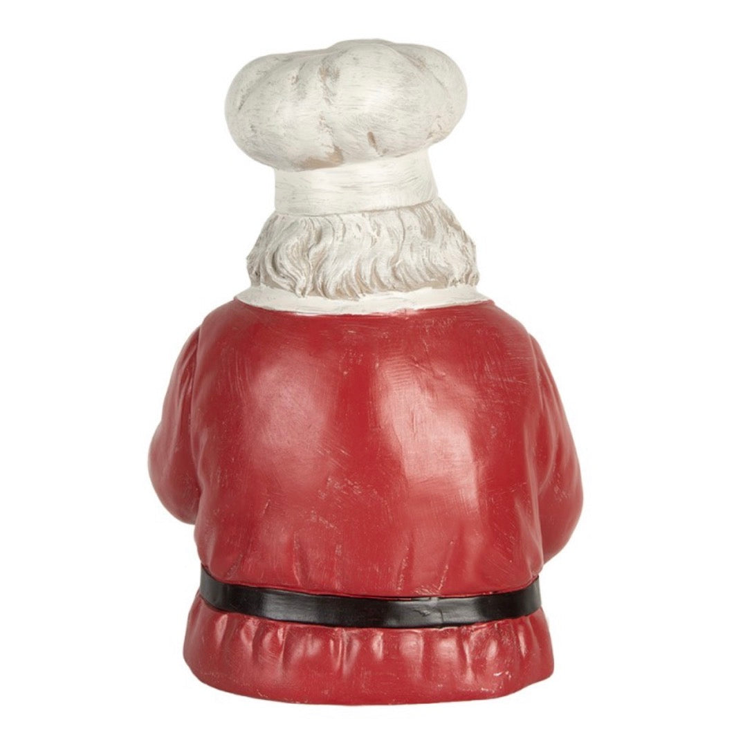 Wijnfleshouder Kerstman Rood – 25 × 25 × 35 cm