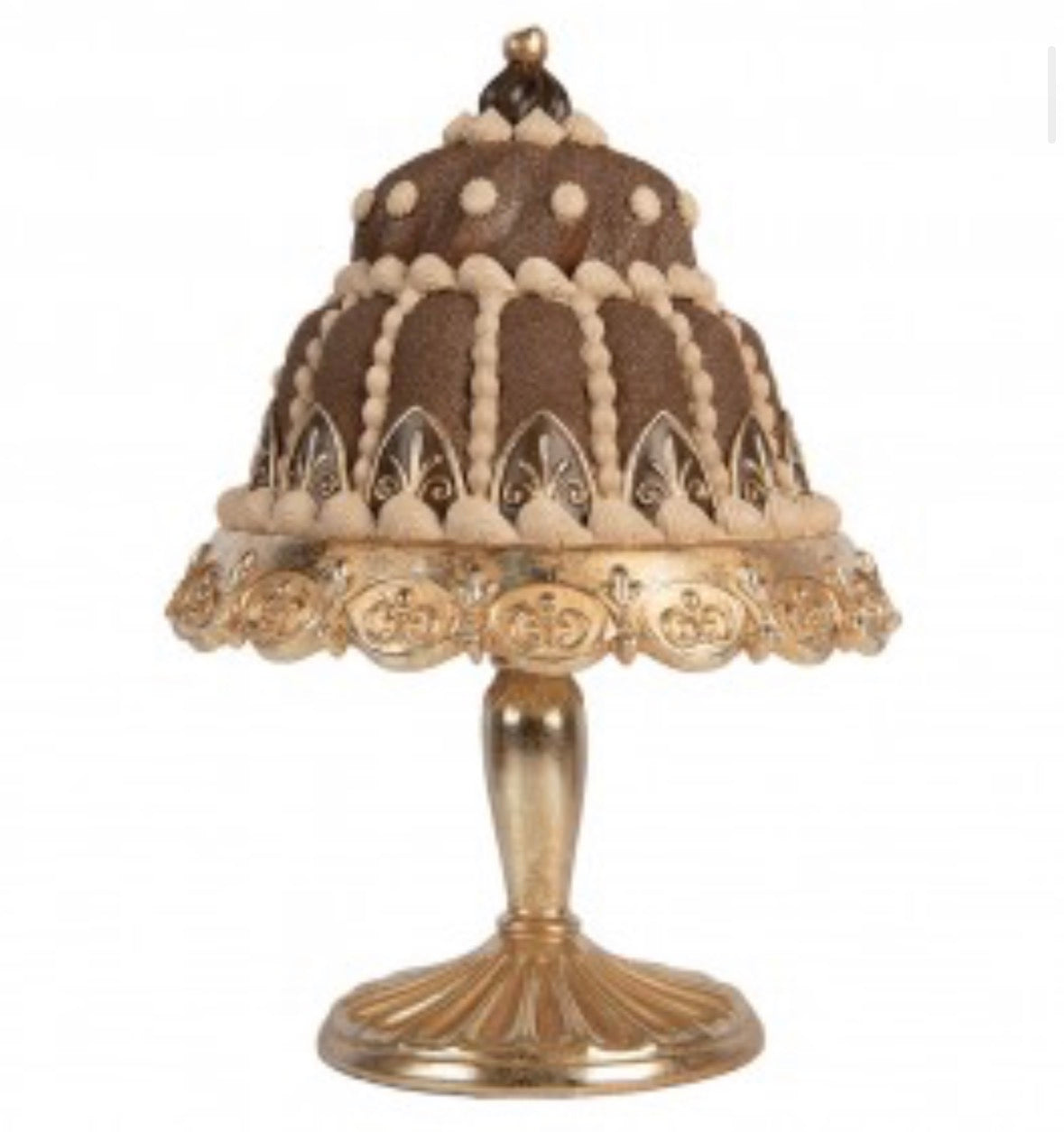 Decoratietaart Bruin & Goud – Diverse Modellen | Clayre & Eef