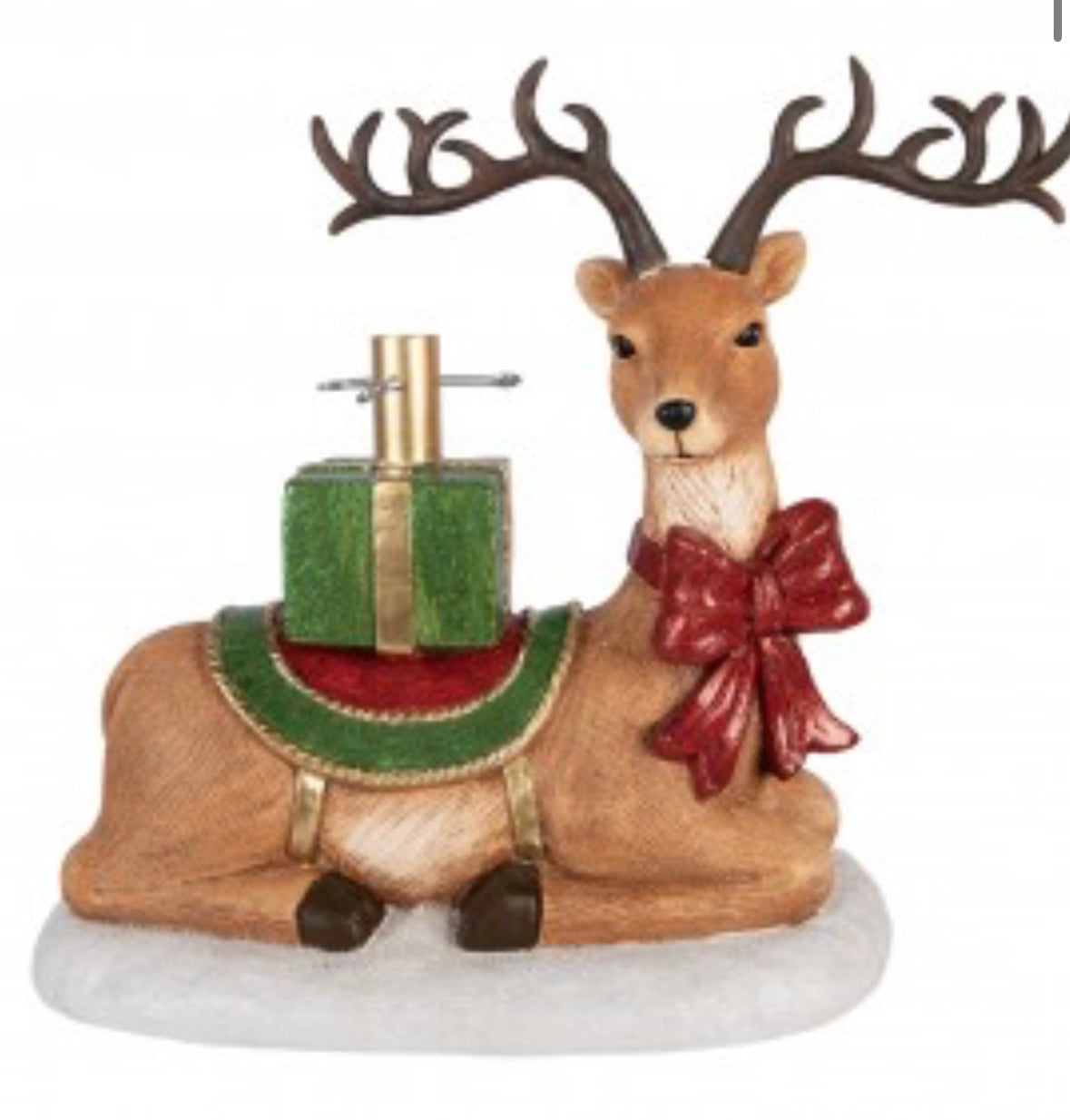 KERSTBOOM STANDAARD HERT 48X26X52 CM BRUIN KERAMIEK