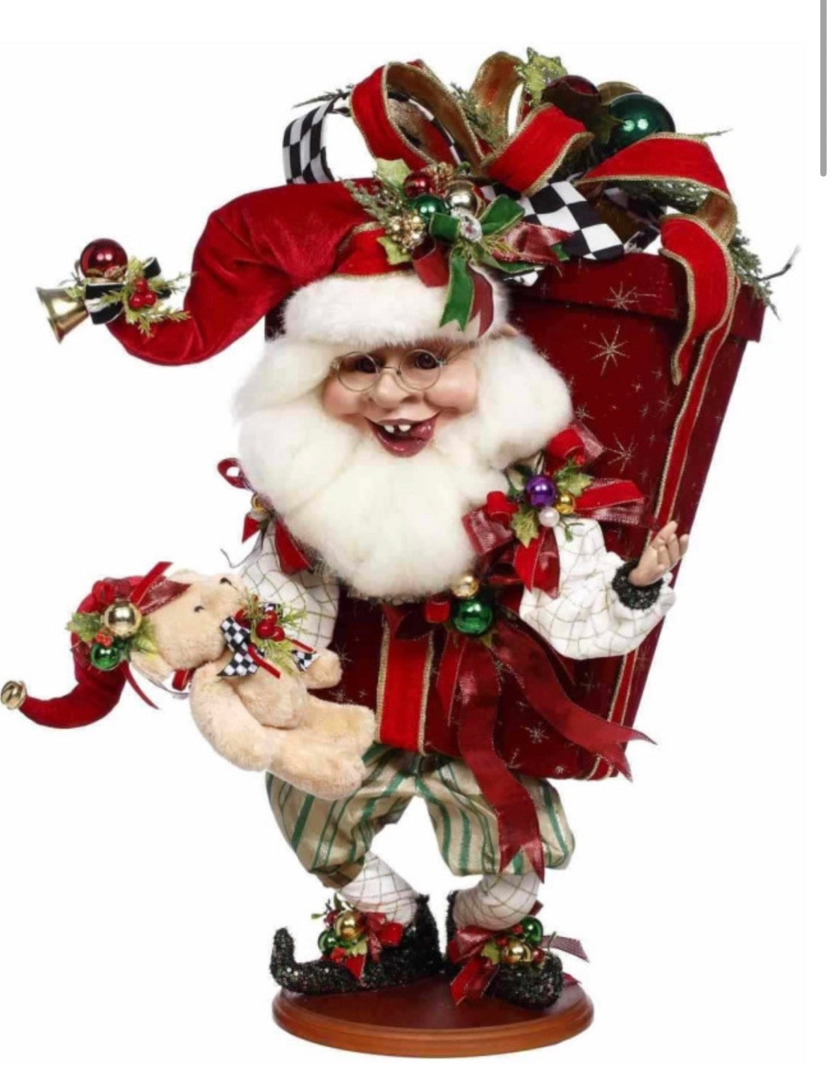 Mark Roberts MEDIUM CHRISTMAS PRESENT ELF DOLL 61 CM