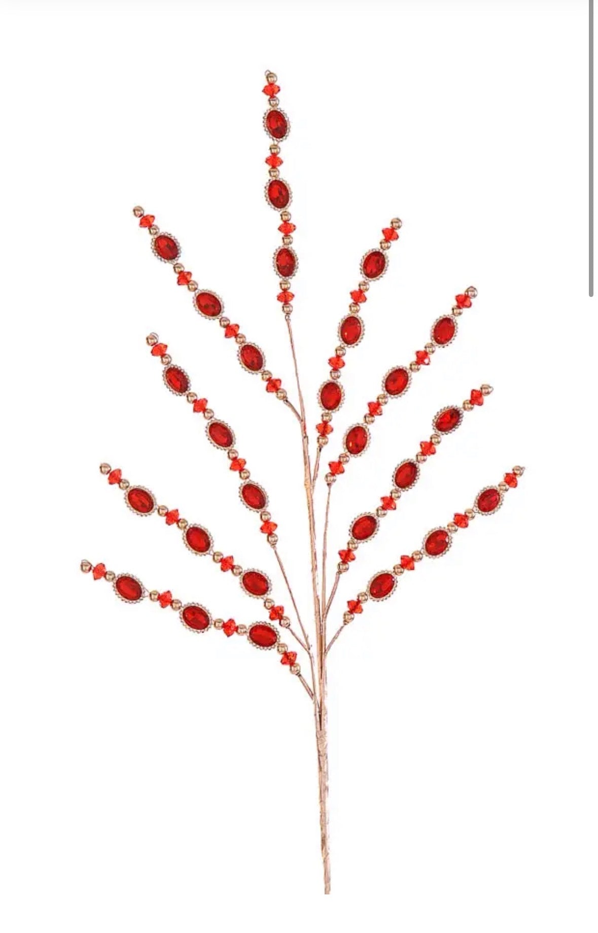 Kerst decoratie kristallen