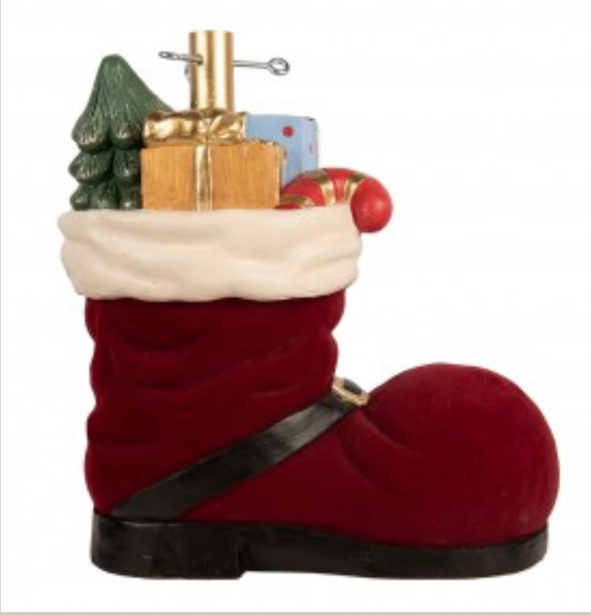 Kerst KERSTBOOM STANDAARD LAARS 39X21X45 CM ROOD KERAMISCH MATERIAAL