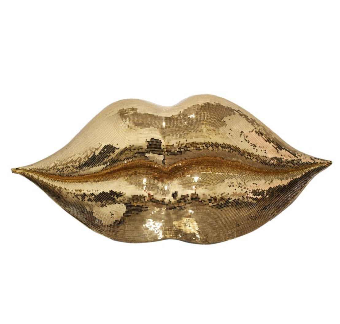 Richmond wand decoratie Donja  goud