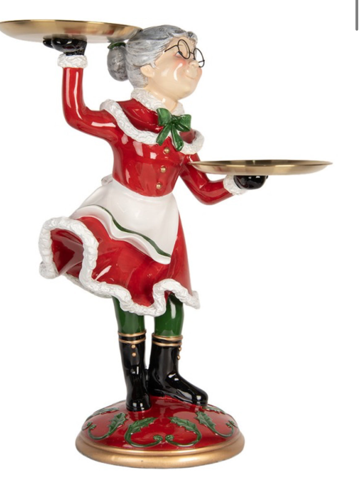Kerst collectie etagère Mrs Santa 47x32x62 cm