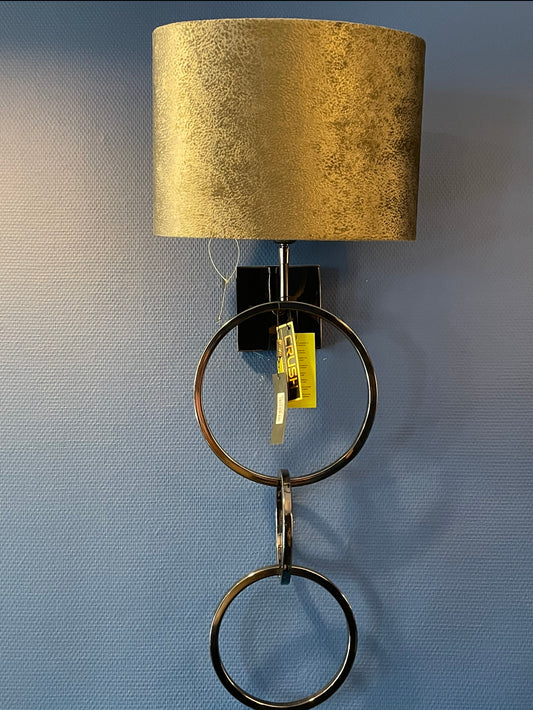 Wandlamp ring goud