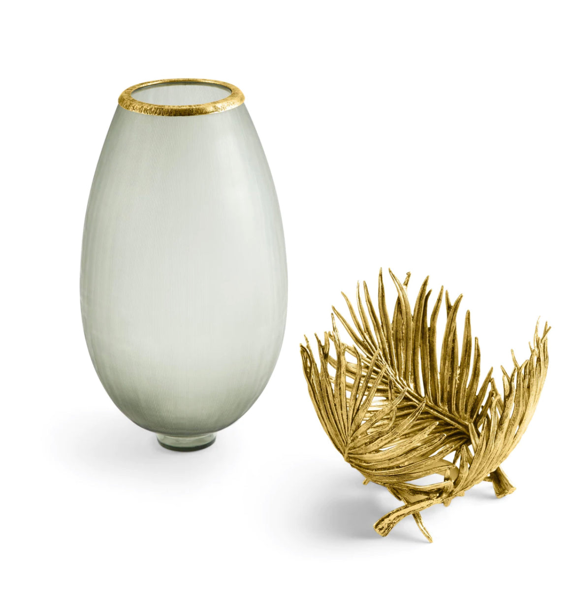 Michael Aram Palm Medium Glass Vase