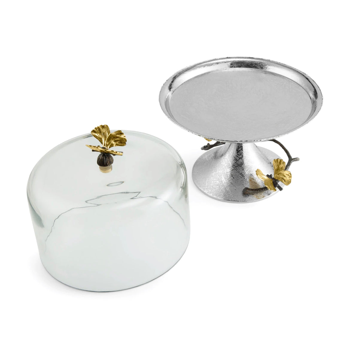 Michael Aram Butterfly Ginkgo Pastry Dish w/ Dome