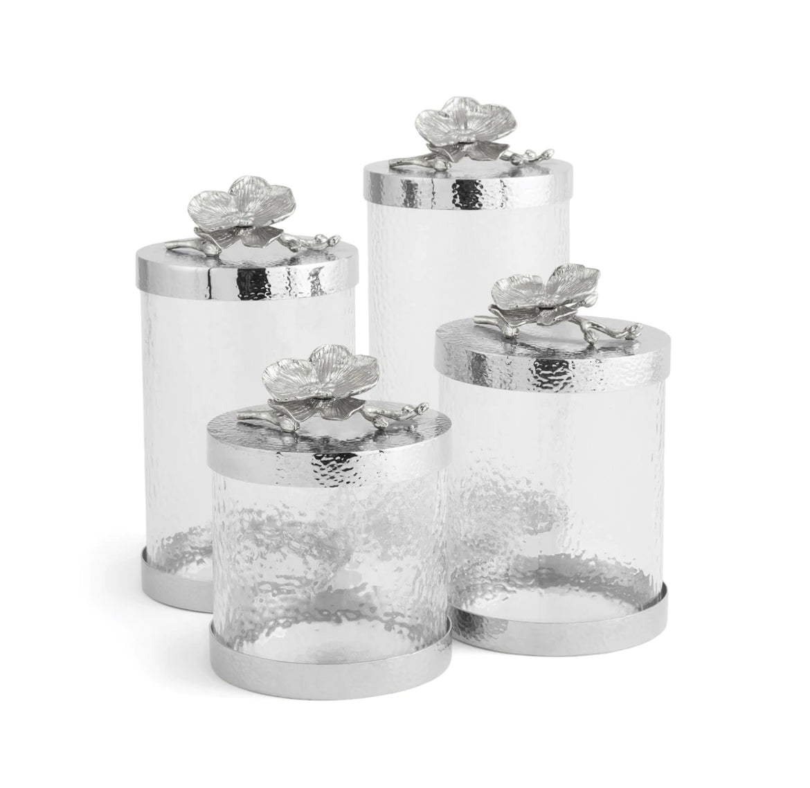 Michael Aram White Orchid Canisters - SM