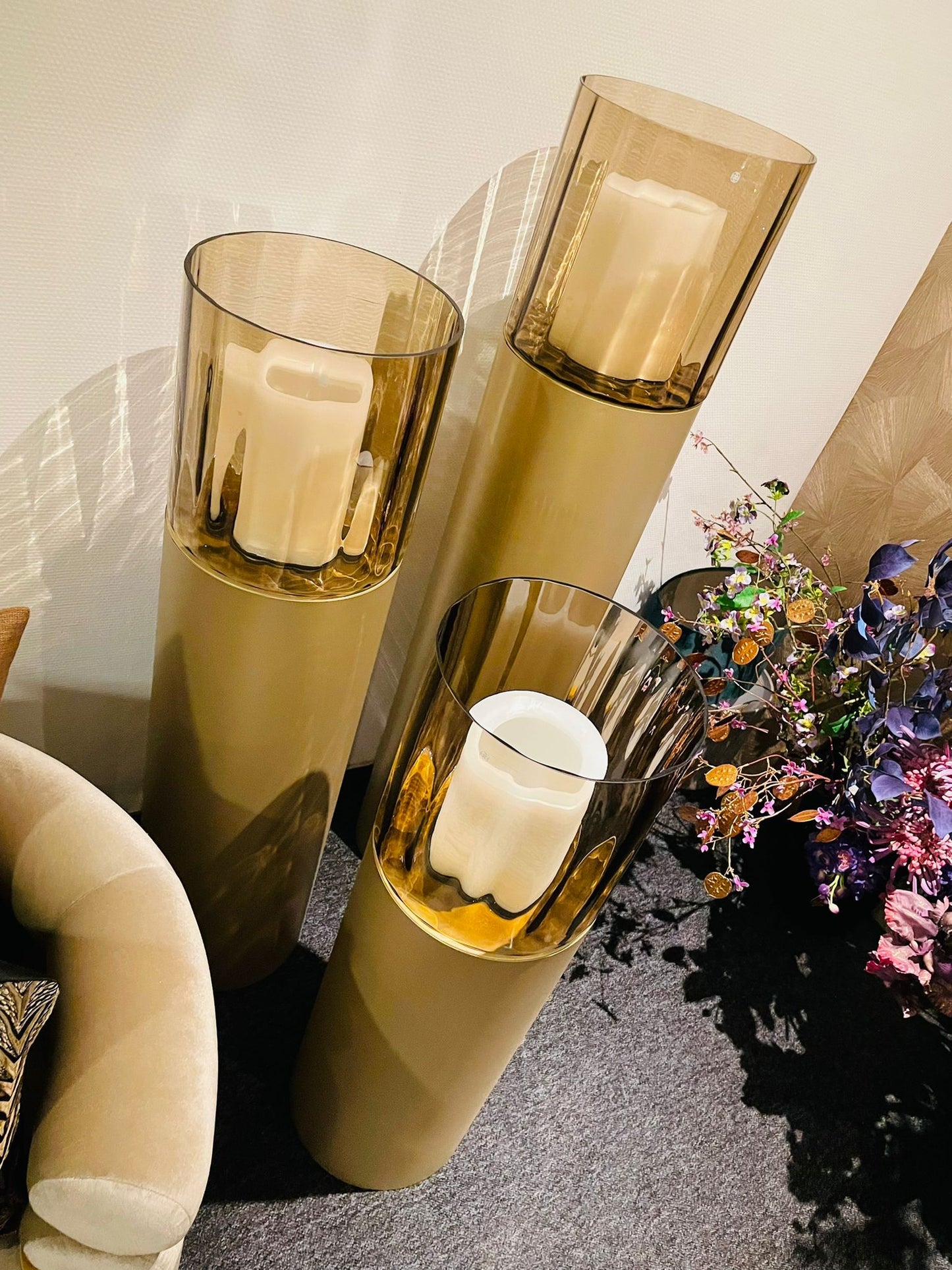 Haans Initials Windlichten set van 3 de luxe