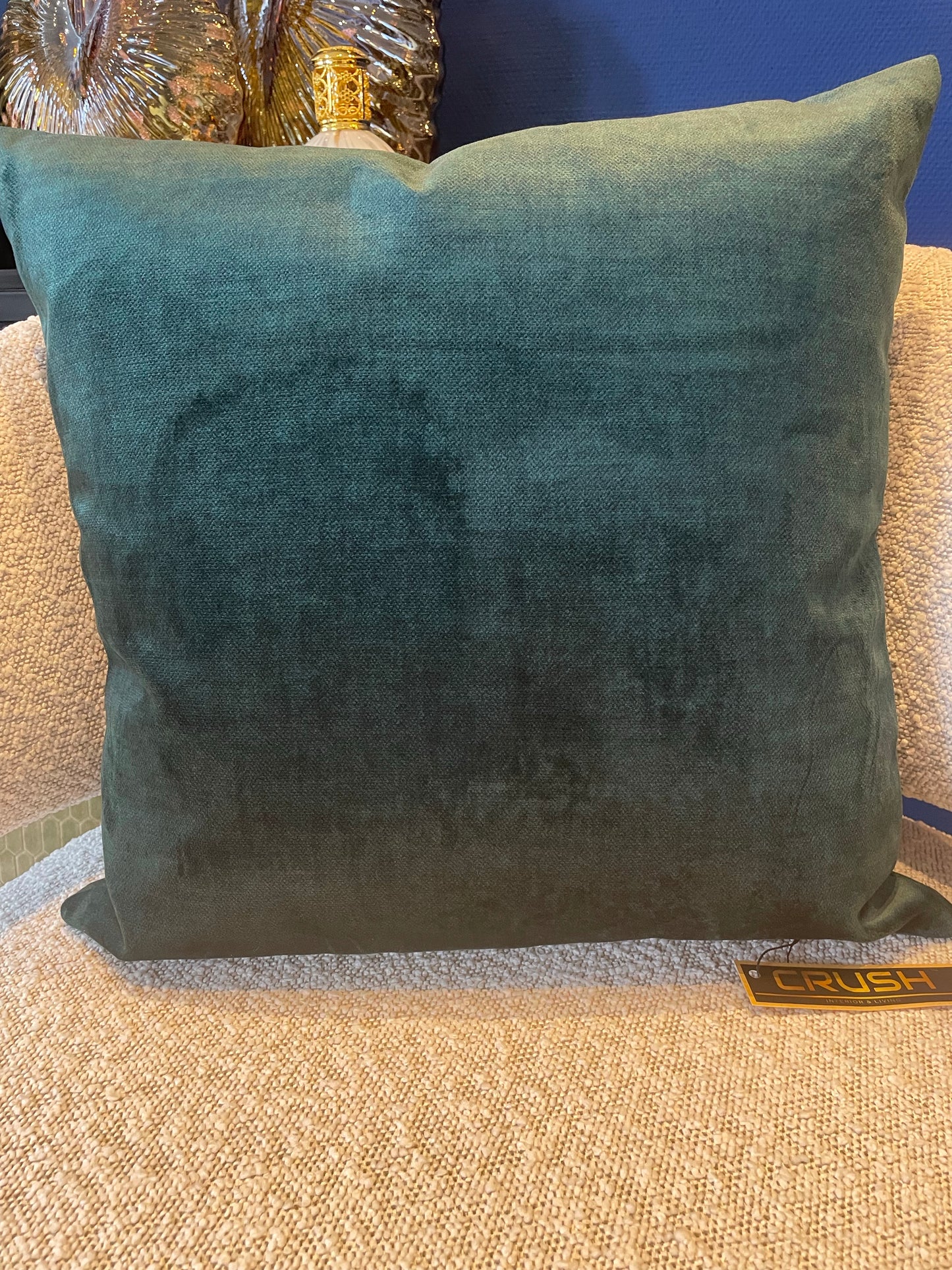 Sierkussen petrol  groen