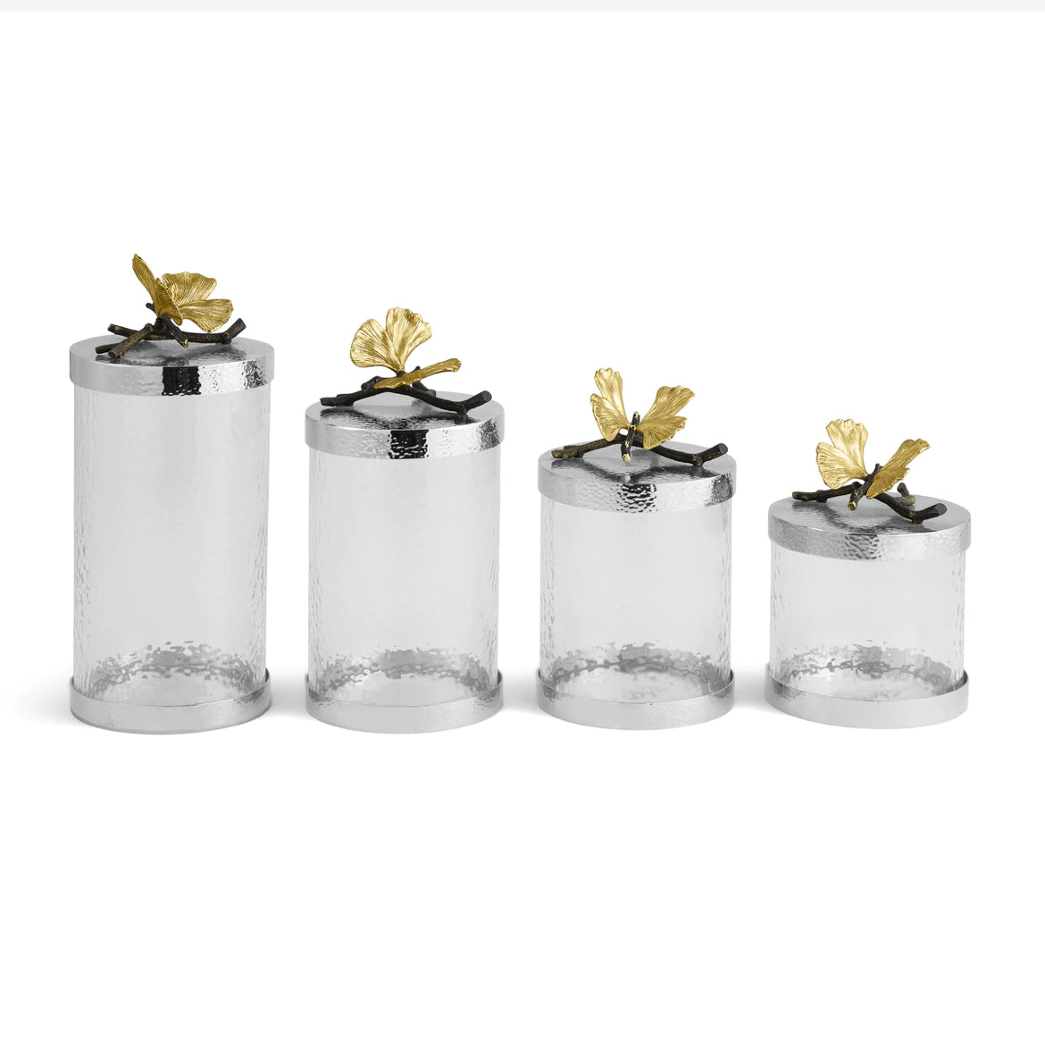 Michael Aram Butterfly Ginkgo Canisters - MD