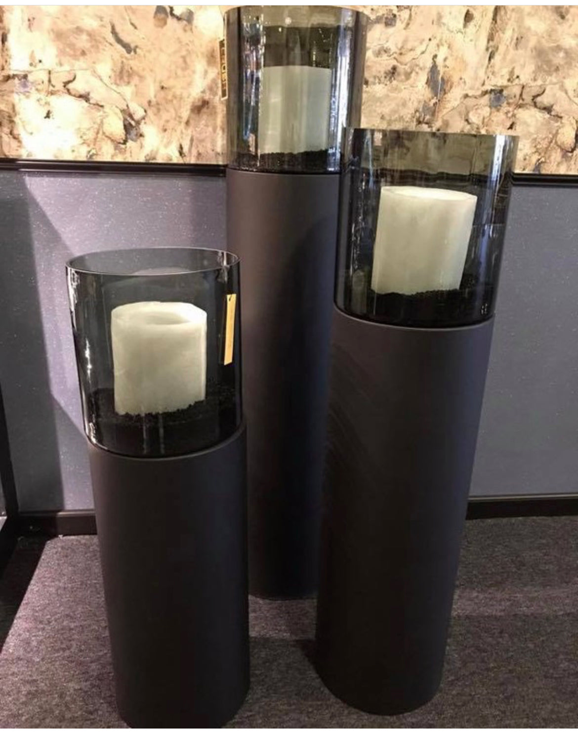 Haans Initials Windlichten set van 3 de luxe