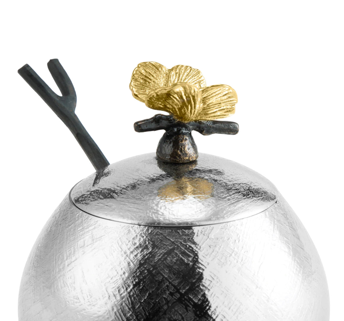 Michael Aram Butterfly Ginkgo Pot w/ Spoon