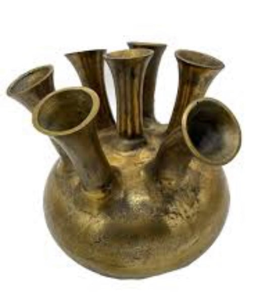 Toetervaas  Goud 40 x 40 x 38 groot