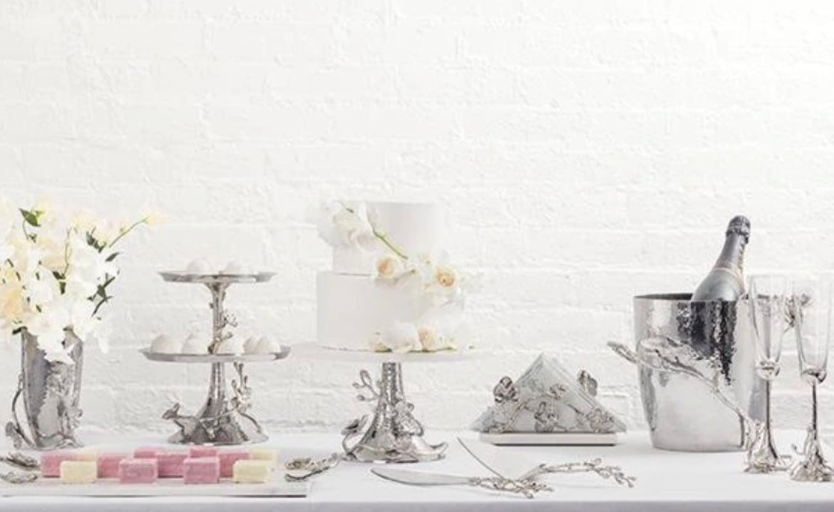 Michael Aram White Orchid 2-Tier Etagere